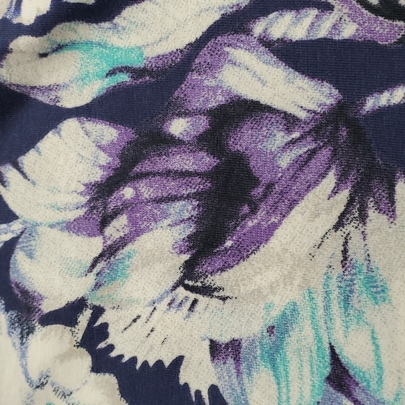 SOFT surroundings sweet little dress. Blue/purple. Size PXS. Wrap around. - Picture 11 of 11